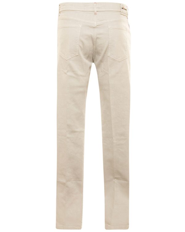 5 Pocket Denim Pant in Khaki Online Hot Sale