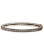 Yellow Gold and Sterling Silver Diamond Bangle Bracelet Online