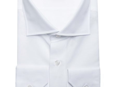 White Linen and Cotton Sport Shirt Online