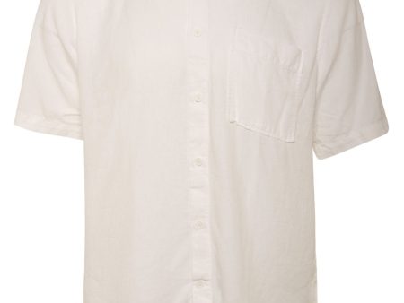 Arne Short Sleeve Shirt in White Online now