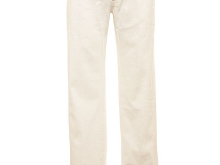 5 Pocket Denim Pant in Icy White Online Sale