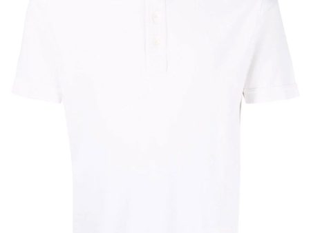 White Cotton and Silk Polo For Sale