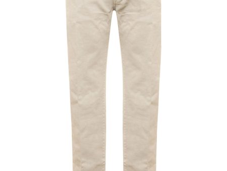 5 Pocket Denim Pant in Khaki Online Hot Sale