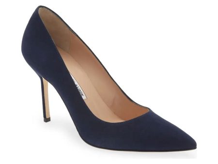 BB Suede 70 Pump in Navy Online Hot Sale