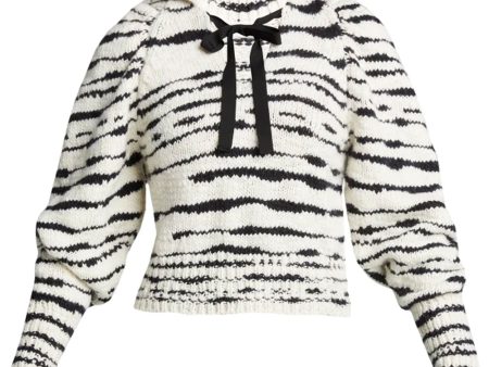 Zebra Hooded Nicola Pullover Cheap