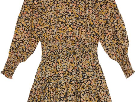 Yellow Floral La Ventura Mini Dress Hot on Sale