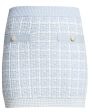 Babybell Blue Tweed Callington Mini Skirt on Sale