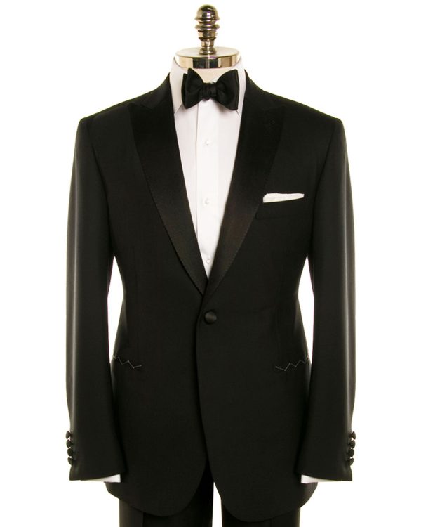 Black Basic Tuxedo Fashion