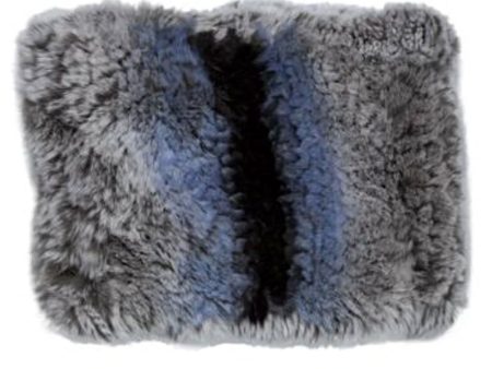 Blue Chinchilla Fur Neck Funnel For Sale