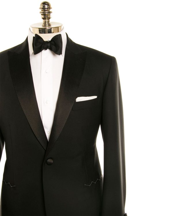 Black Basic Tuxedo Fashion