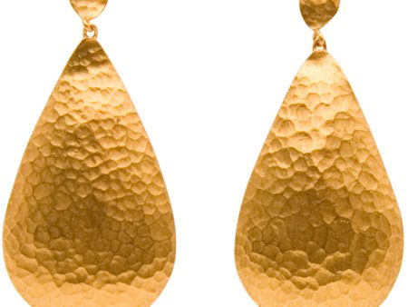 24k Yellow Gold Double Drop Earrings Online now