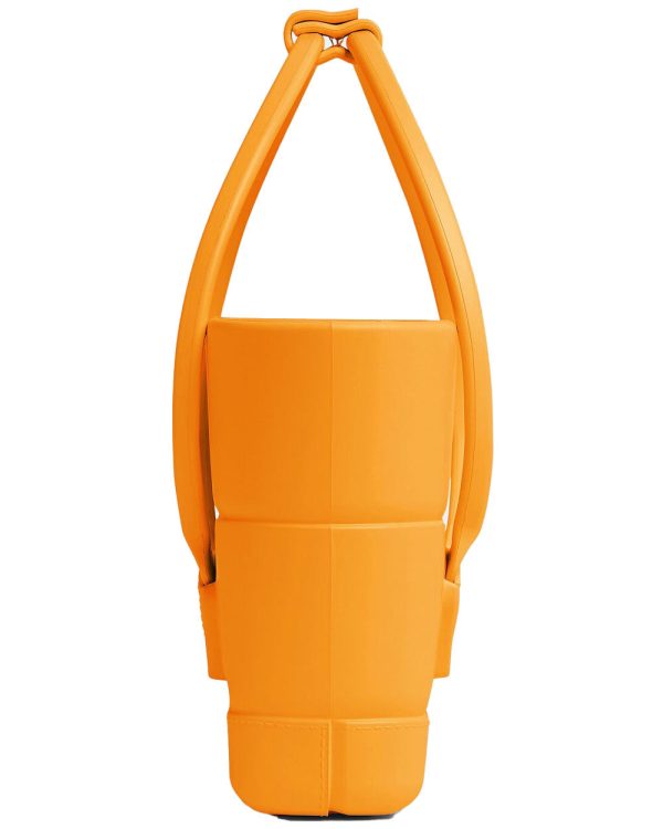 Arco Rubber Tote in Tangerine Fashion