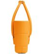 Arco Rubber Tote in Tangerine Fashion