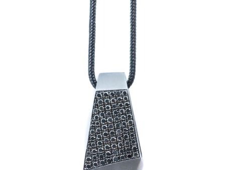 Black Diamond Facet Collection Necklace For Discount