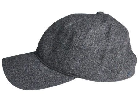 Wool Blend Cap in Anthracite Online now