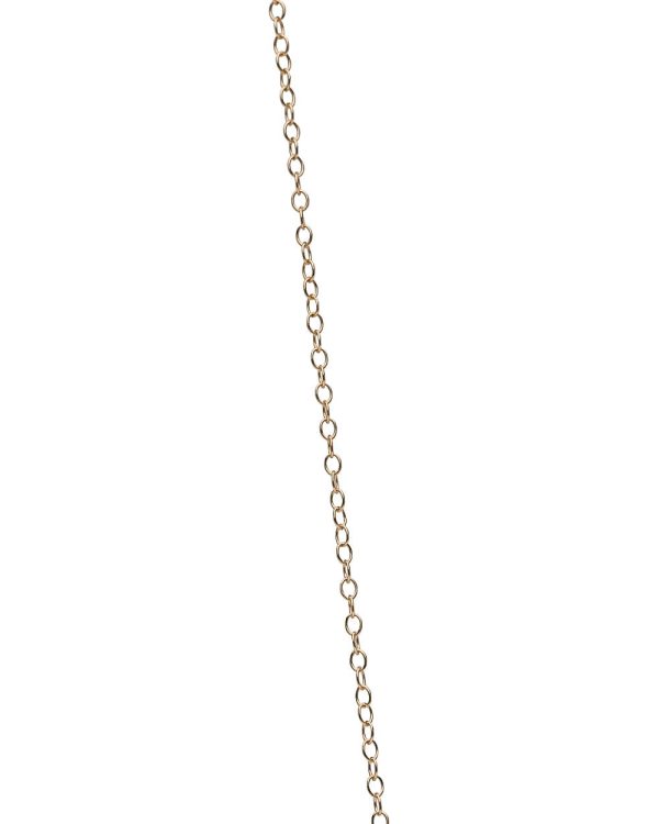 Yellow Gold Diamond Heart Charm Necklace Online Sale