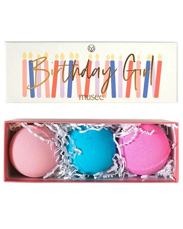 Birthday Girl Bath Bomb Set of Three Discount