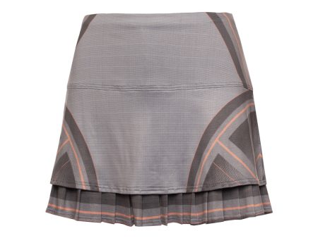 Asphalt K Swiss Pleat Skirt 12 For Sale