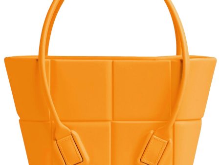 Arco Rubber Tote in Tangerine Fashion