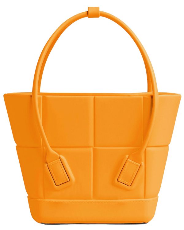 Arco Rubber Tote in Tangerine Fashion