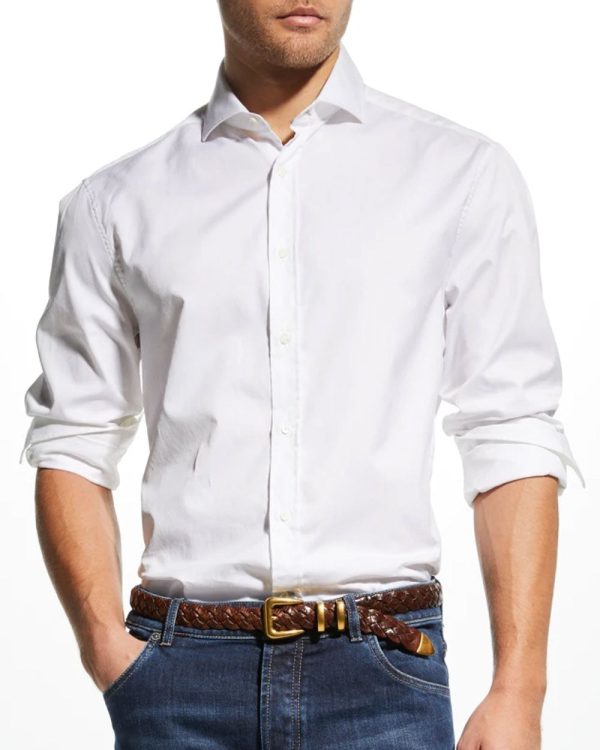 White Jersey Sport Shirt Online