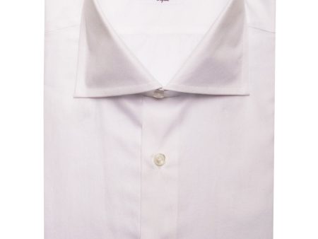 White Solid Dress Shirt Fashion