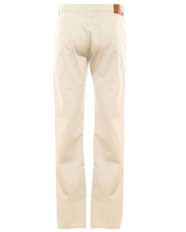 5 Pocket Lux Denim Pant in Stone Hot on Sale