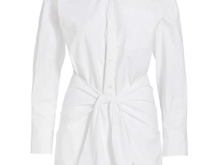 White Roanoke Shirt Dress Online