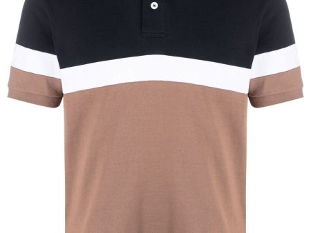 Tricolor Stripe Polo Fashion