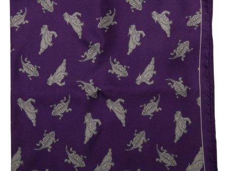 TCU Horn Frog Pocket Square For Cheap