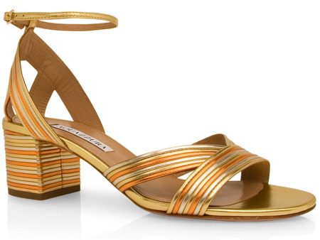 Ari Sandal in Platino and Gold Sale