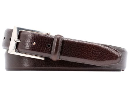 Luca Belt in Walnut For Cheap