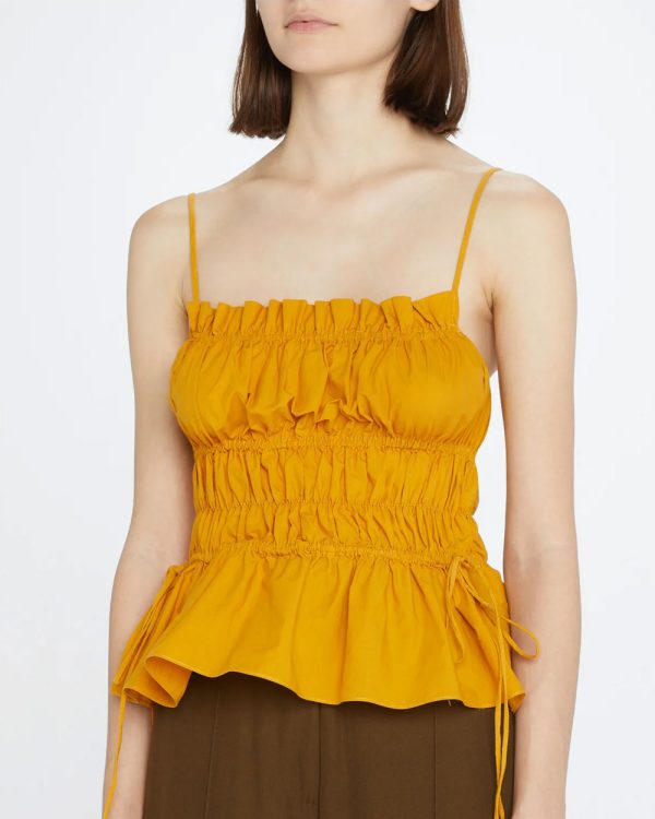 Amber Poplin Anita Top on Sale