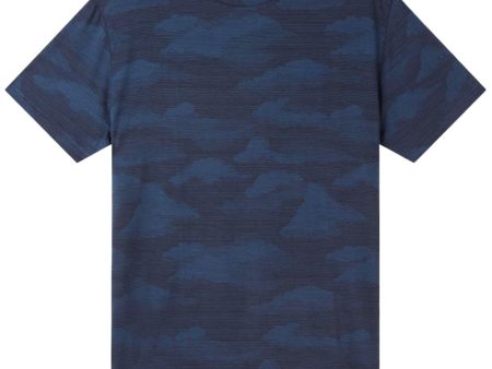 Micro Modal Stretch T-Shirt in Navy Cloud on Sale