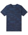 Micro Modal Stretch T-Shirt in Navy Cloud on Sale