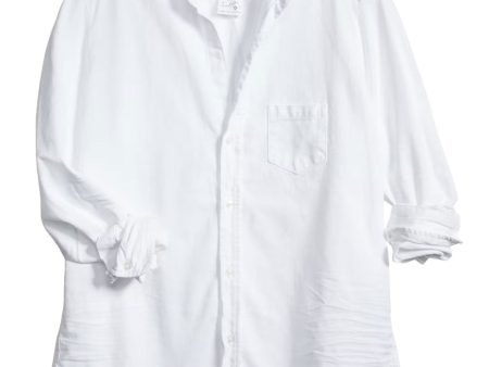 White Washed Denim Eileen Button Up Shirt Online Hot Sale