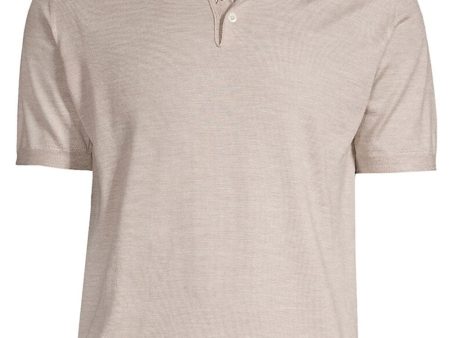 Beige Luxury Sport Polo For Cheap