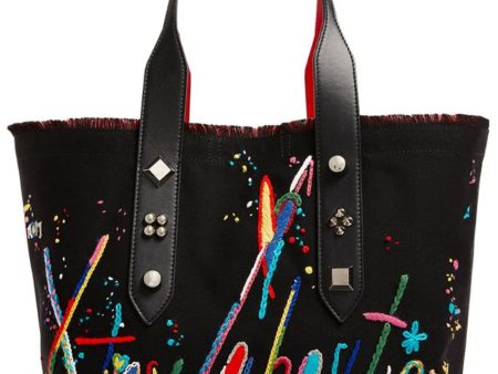 Frangibus Medium Tote Bag in Black Multicolor Online Sale