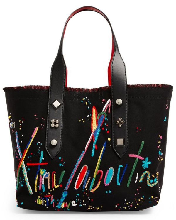 Frangibus Medium Tote Bag in Black Multicolor Online Sale