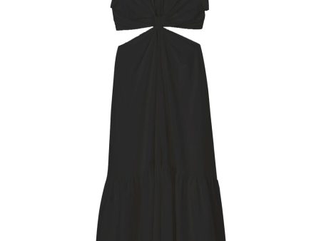 Black Alexandria Cutout Maxi Dress on Sale