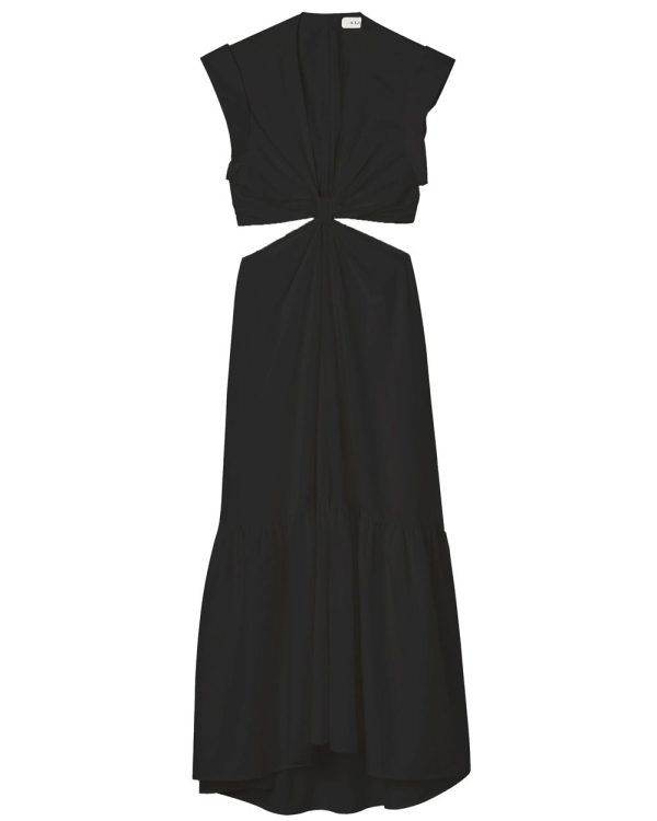 Black Alexandria Cutout Maxi Dress on Sale