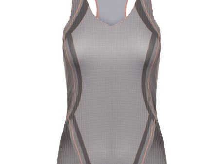 Asphalt K Swiss Pleated V Neck Tank Online Sale