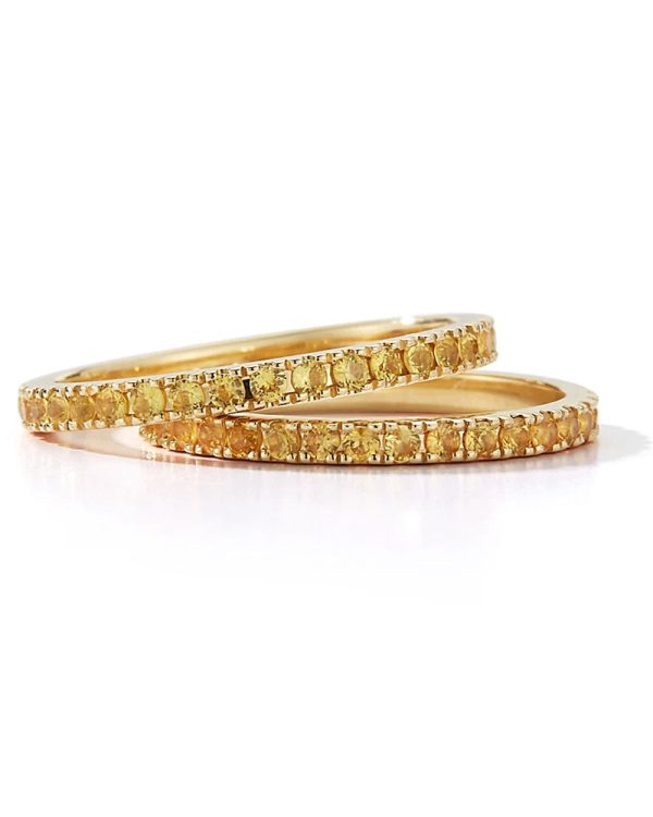 Yellow Sapphire Eternity Band Ring Online