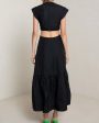 Black Alexandria Cutout Maxi Dress on Sale