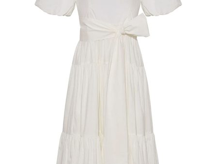 White Sydney Midi Dress Online Sale