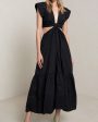 Black Alexandria Cutout Maxi Dress on Sale