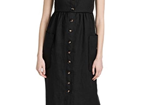 Black Ali Apron Dress Cheap