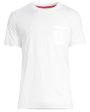 White Short Sleeve Pocket T-Shirt Online Sale