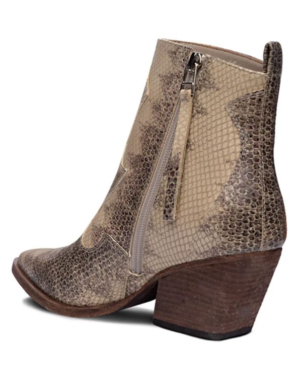 Snake Skin Lasso Bootie Discount