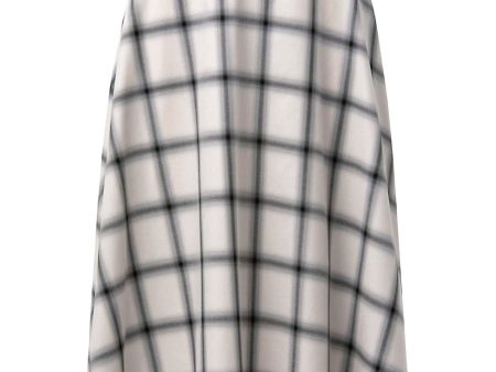 Black Chalk Tartan Check Shelly Midi Skirt Supply